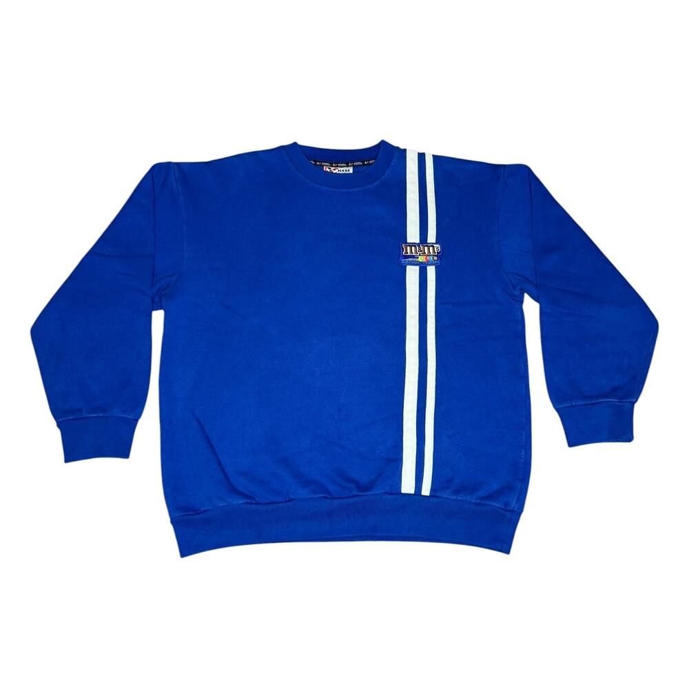 Vintage Chase Authentics Nascar M&Ms Racing Team Crewneck Sweatshirt